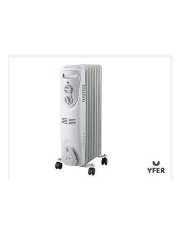 radiador aceite eléctrico YFER 1500W. 7 elementos