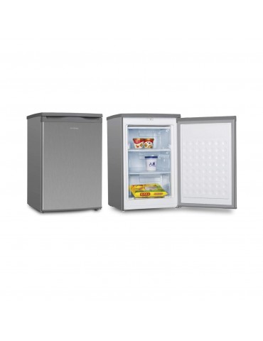 Congelador vertical inox Infiniton A++ ultrasilencioso 3 cajones medidas:  85 altox 55ancho x 57 cm CV-88ix — Zurione